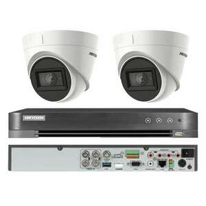 CCTV rendszer Hikvision 2 beltéri kamerák 4 az 1-ben, 8MP, 2.8 le... kép