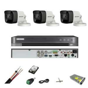 Teljes Hikvision Turbo HD CCTV rendszer, 4K vagy 8, 3 MP felvétel, ... kép