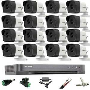Hikvision professzionális CCTV rendszer: 16 kamera, 5MP Turbo HD... kép