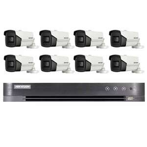 Hikvision videomegfigyelő rendszer 8MP 4 az 1-ben IR 80m kamerák, ... kép