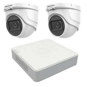 CCTV rendszer Hikvision 2 beltéri kamerák 5MP, 2.8mm objektív, IR... kép