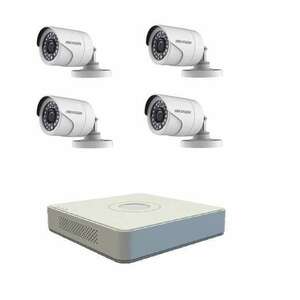 Alapvető felügyeleti rendszer: 4 kültéri megfigyelő kamera, 2MP, ... kép