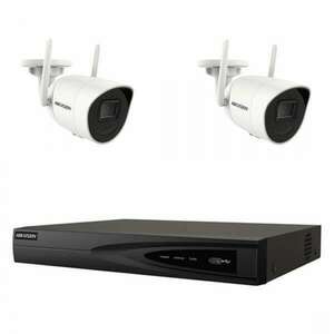 Vezeték nélküli CCTV rendszer 2 Hikvision 4MP kamerával, 30m IR, ... kép
