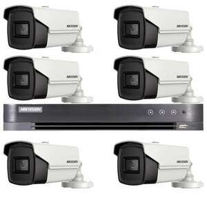 Videó felügyeleti rendszer Hikvision 6 kamerák 4 az 1-ben, 8MP, 3... kép