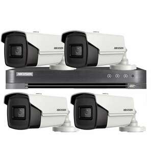 HIKVISION megfigyelő rendszer, 4 kamera, 8MP, 4 az 1-ben, IR 60m, ... kép
