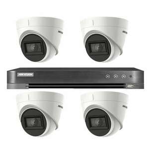 Videó felügyeleti rendszer Hikvision 2 kamerák 4 az 1-ben, 8MP, 2... kép