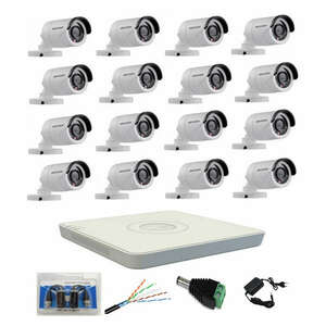 Professzionális CCTV rendszer Hikvision 16 2MP Turbo HD IR 20 kamerák kép