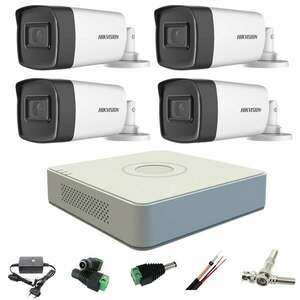 Hikvision Professional CCTV rendszer 4 kamera 5MP Turbo HD IR 40m kép
