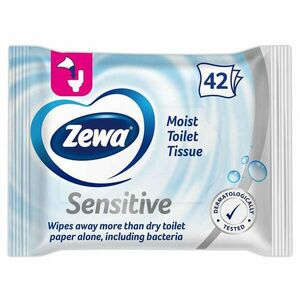 Toalettpapír nedves 42 lap/csomag Zewa Pure kép