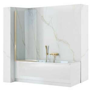 Fürdőkádparaván Rea Elegant Fix Arany 70 cm kép