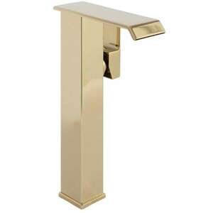 REA KENT Gold magasított fürdőszobai mosdó csaptelep kép