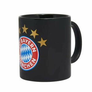 Bayern München bögre fekete 5 csillag kép