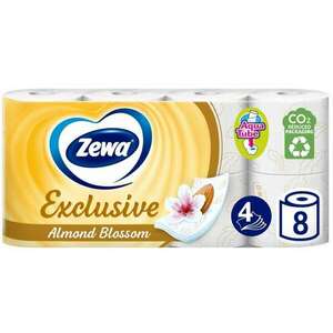 Zewa Exclusive Almond Blossom 4 rétegű Toalettpapír 8 tekercs kép