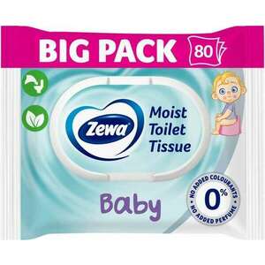 Zewa Moist Baby Bigpack Nedves Toalettpapír 80db kép