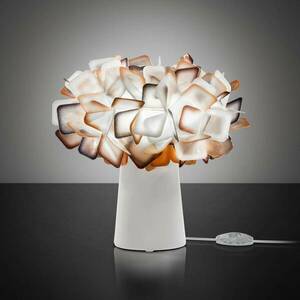 Slamp Clizia asztali lámpa, fehér/narancssárga kép