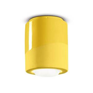 PI mennyezeti lámpa, hengeres, Ø 12, 5 cm, sárga színű kép