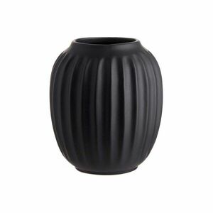 LIV kerámia váza, fekete 12, 5cm kép