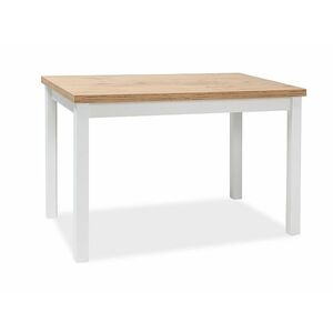 Étkezőasztal fehér/matt/tölgy, ADAM 100x60 kép