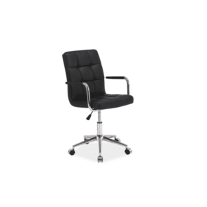 Fekete irodai szék Q-022 z Eko bőr kép