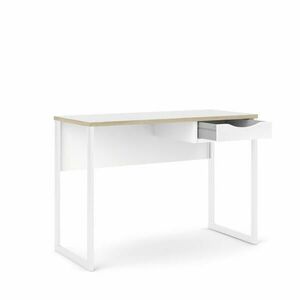 Tvilum Fehér íróasztal fiókkal tölgyfa lappal EFREM PLUS 513 kép