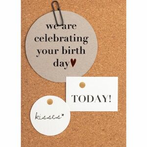 Räder YOUR BIRTHDAY parafa születésnapi üdvözlőlap kép