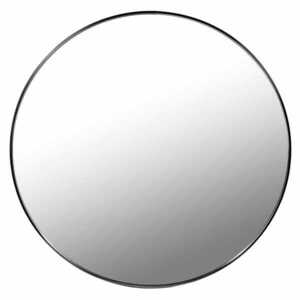 LEOBERT fekete kerek tükör - többféle méretben Tükör átmérője: 80 cm kép