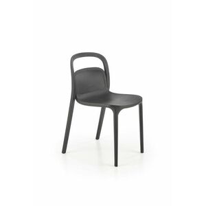 K490 fekete műanyag szék kép