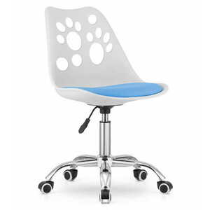PRINT fehér és kék irodai szék kép
