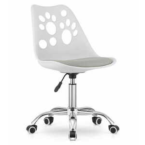 PRINT fehér-szürke irodai szék kép