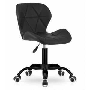 NOTO fekete irodai szék eko bőrből kép