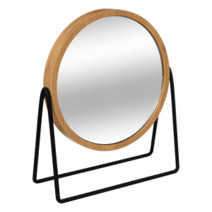 SWING bambusz asztali tükör kép