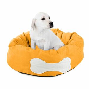 BONENEST narancssárga plüss kutya/macska ágy 50 cm kép