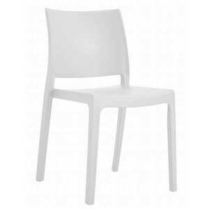 KLEM fehér műanyag szék kép
