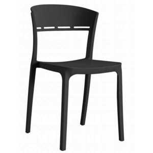 Fekete műanyag szék COCO kép
