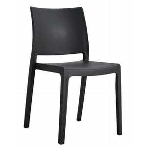 KLEM fekete műanyag szék kép