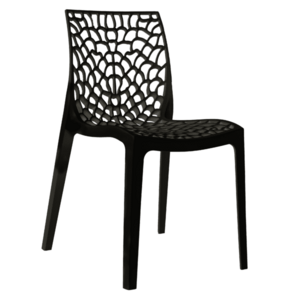 Fekete műanyag szék BAFO kép
