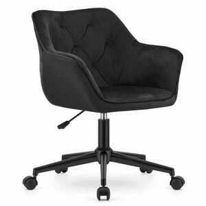 COPA VELVET fekete irodai szék kép