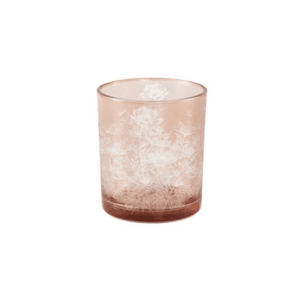 CENAR PINK rózsaszín üveg gyertyatartó kép