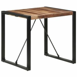vidaXL paliszander felületű tömör fa étkezőasztal 80 x 80 x 75 cm kép