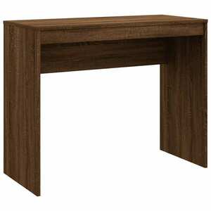 vidaXL barna tölgy színű szerelt fa íróasztal 90 x 40 x 72 cm kép