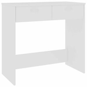 vidaXL fehér forgácslap íróasztal 80 x 40 x 75 cm kép