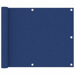vidaXL kék oxford-szövet erkélynapellenző 75 x 400 cm kép