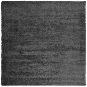 vidaXL atracitszürke hosszú szálú bozontos modern szőnyeg 240 x 240 cm kép