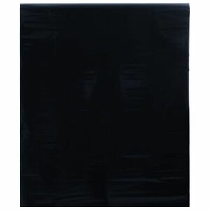 vidaXL matt fekete PVC statikus ablakfólia 90 x 2000 cm kép