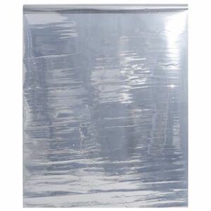 vidaXL ezüst PVC tükröző statikus napsugárzás elleni fólia 60 x1000 cm kép