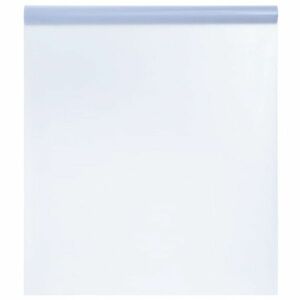 vidaXL matt átlátszó szürke PVC statikus ablakfólia 60 x 2000 cm kép
