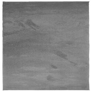 vidaXL OVIEDO antracitszürke rövid szálú szőnyeg 200 x 200 cm kép