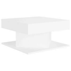 vidaXL fehér forgácslap dohányzóasztal 57 x 57 x 30 cm kép
