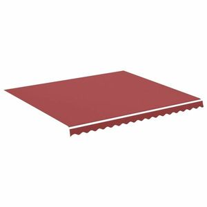 vidaXL burgundi vörös csere napellenző ponyva 5 x 3, 5 m kép