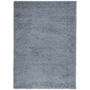 vidaXL kék hosszú szálú bozontos modern szőnyeg 200 x 280 cm kép